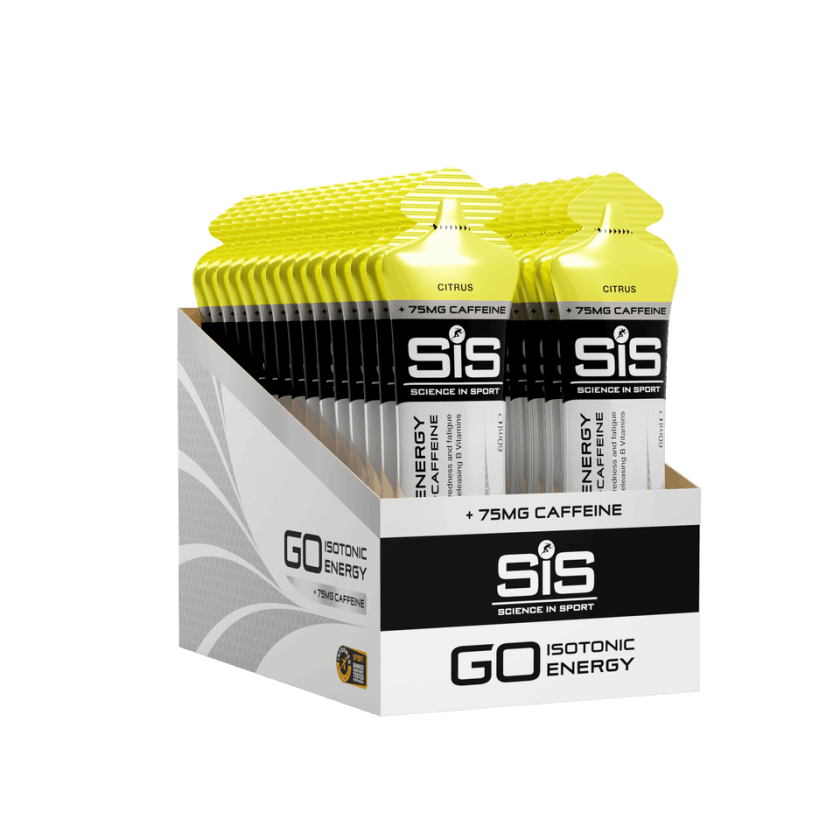 GO ISOTONIC ENERGY + CAFFEINE GELS